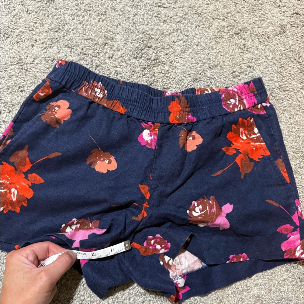 J. Crew Midrise Floral Shorts